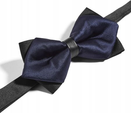 Muszka dwuwarstwowa elegancka mucha męska - zdjęcie 3