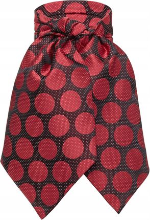 Fular Ascot elegancki apaszka na szyję - zdjęcie 3