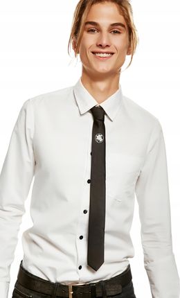 Klasyczny krawat męski typu elegancki - zdjęcie 3
