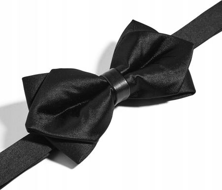 Muszka dwuwarstwowa elegancka mucha męska - zdjęcie 2