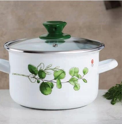 Emalia Olkusz Garnek Eukaliptus 20Cm (35073) - zdjęcie 3