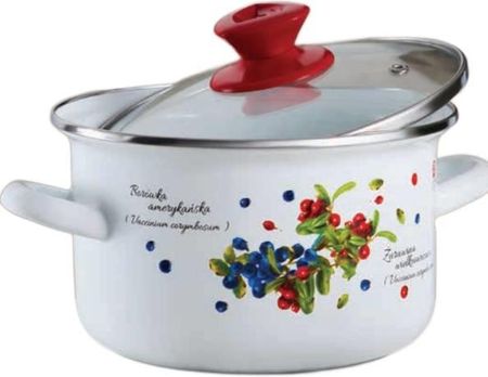 Emalia Olkusz Garnek Borówka 16Cm (35075) - zdjęcie 3