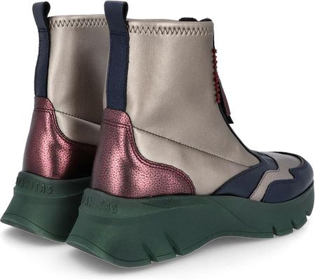 Hiszpańskie wysokie sneakersy z zamkiem - HISPANITAS CHI243628 MULTIKOLOR - zdjęcie 3