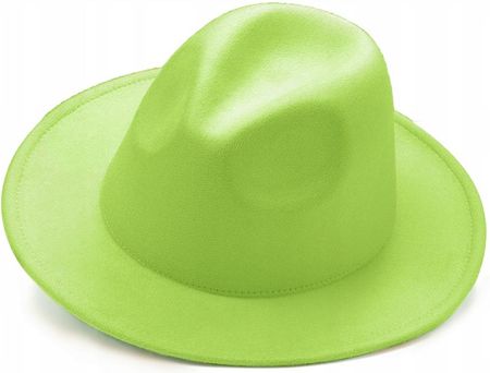 Filcowy kapelusz fedora jasnozielony MERSADA - zdjęcie 3