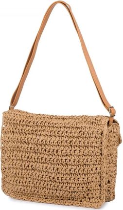 Letnia torba torebka na ramię pleciona Elegancka Styl boho - zdjęcie 2