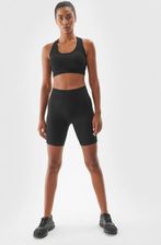 Damskie legginsy kolarki treningowe 4F 4FWAW24TFSHF710 - czarne