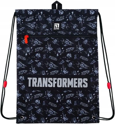Kite Worek Plecak Na Buty Obuwie Szkolny Czarny Transformers - zdjęcie 3
