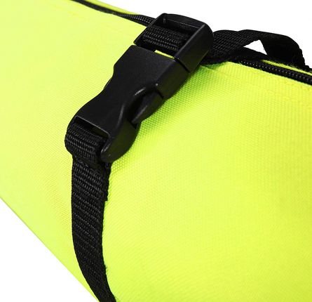 Pokrowiec Na Narty Biegowe Brubaker Xc Touring 1 Parę Nart I Kijków - Neonowy Żółty/Czarny 195cm - zdjęcie 2