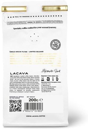 Lacava Specialty Coffee Roastery Ziarnista Colombia Diego Bermudez Filter 200g - zdjęcie 3
