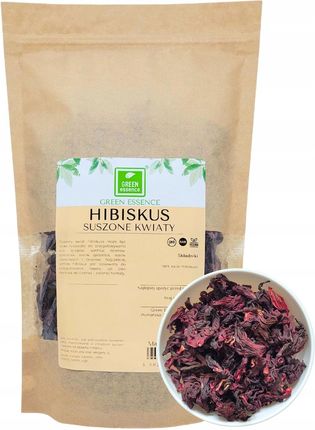 Green Essence Hibiskus Suszony Płatki Herbata Suszone Całe Kwiaty Hibiskusa 500g - zdjęcie 5