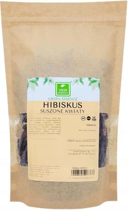 Green Essence Hibiskus Suszony Płatki Herbata Suszone Całe Kwiaty Hibiskusa 500g - zdjęcie 6