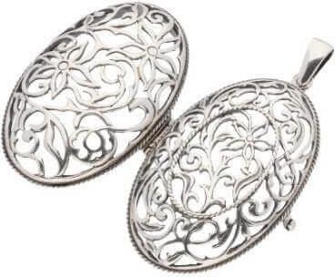 Polcarat Design Srebrny wisiorek puzderko W 1218 - zdjęcie 2