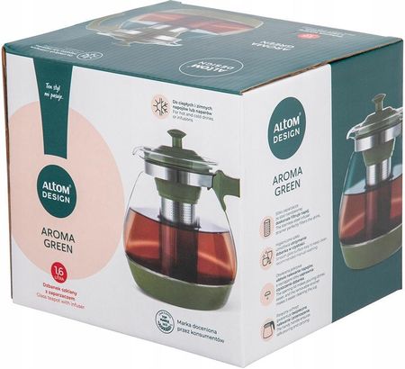 Altom Aroma Green Dzbanek Z Zaparzaczem 1,6L (20302397) - zdjęcie 3