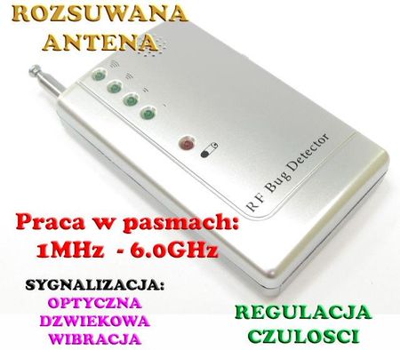 Spy Wykrywacz Podsłuchów Kamer Podsłuchów Gsm - zdjęcie 5