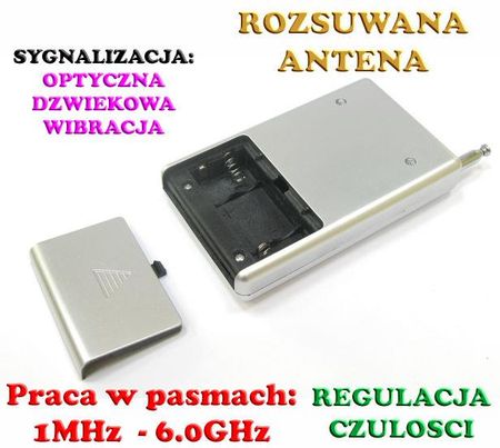 Spy Wykrywacz Podsłuchów Kamer Podsłuchów Gsm - zdjęcie 3