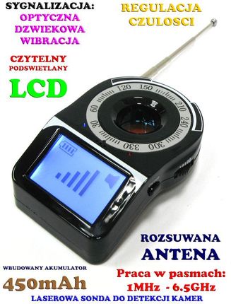 Spy Laserowy Wykrywacz Podsłuchów i Lokalizatorów GPS - zdjęcie 5