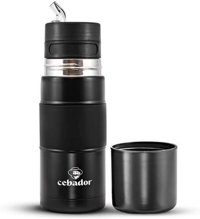 Cebador Yerbomos X All In One 450ml Matero Termos I Bombilla W Jednym Czarny - zdjęcie 3