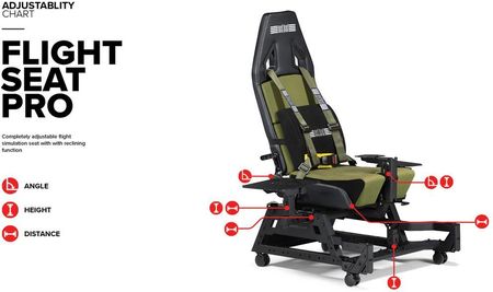Next Level Racing Flight Seat Pro Boeing Military Edition NLR-S039 - zdjęcie 6