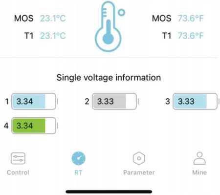Volt Polska Akumulator Litowy LiFePO4 12.8V 100AH (150A) Bms Bluetooth Mata Grzewcza (6AKLI10M12) - zdjęcie 3