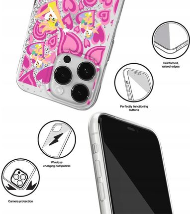 Ert Group Etui Do Apple Iphone 13 Mini Lola 010 Looney Tunes Płynny Brokat Srebrny - zdjęcie 5