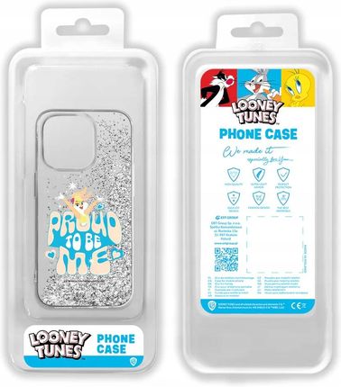 Ert Group Etui Do Apple Iphone 13 Pro Max Lola 005 Looney Tunes Płynny Brokat Srebrny - zdjęcie 3