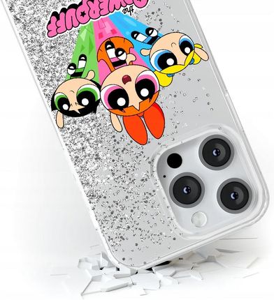 Ert Group Etui Do Apple Iphone 14 Atomówki 029 Płynny Brokat Srebrny - zdjęcie 2