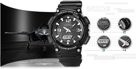 CASIO SOLAR AQ-S810W-1AVEF - zdjęcie 4