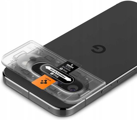 Spigen Szkło hartowane na obiektyw Optik.Tr Ez Fit do Google Pixel 9 Pro (2 szt.) - zdjęcie 3