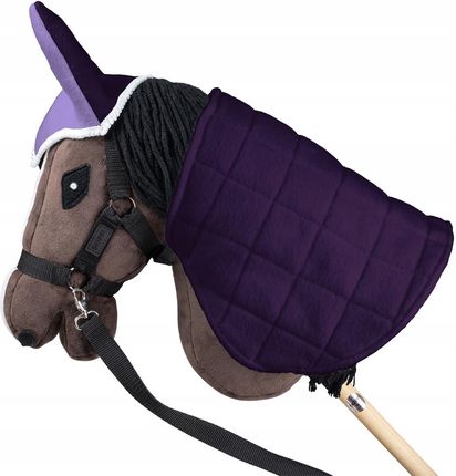 Derka Dwustronna I Nauszniki Skippi Dla Hobby Horse Wrzos I Śliwka - zdjęcie 3