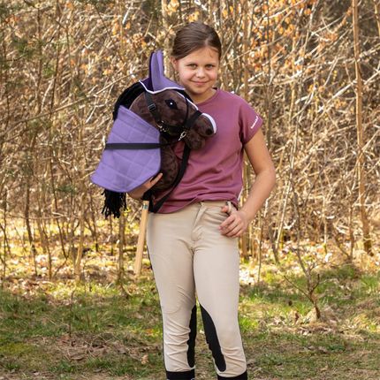 Derka Dwustronna I Nauszniki Skippi Dla Hobby Horse Wrzos I Śliwka - zdjęcie 5