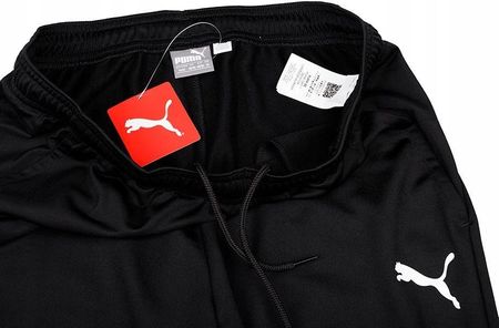 3037 Spodnie Puma Męskie Czarne Dresowe Sportowe L - zdjęcie 2