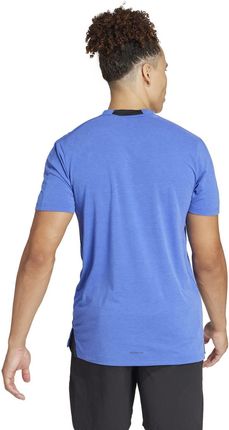 Koszulka treningowa męska adidas D4T niebieska IS3816 - zdjęcie 2