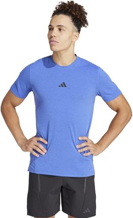 Koszulka treningowa męska adidas D4T niebieska IS3816 - zdjęcie 3