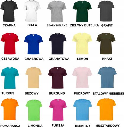 T-shirt Koszulka Z Własnym Nadrukiem Przód I Tył roz.M - zdjęcie 6