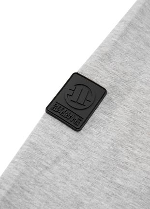 Bluza rozpinana z kapturem Pit Bull 300 Interlock Hermes '24 - Szary Melanż S - zdjęcie 2