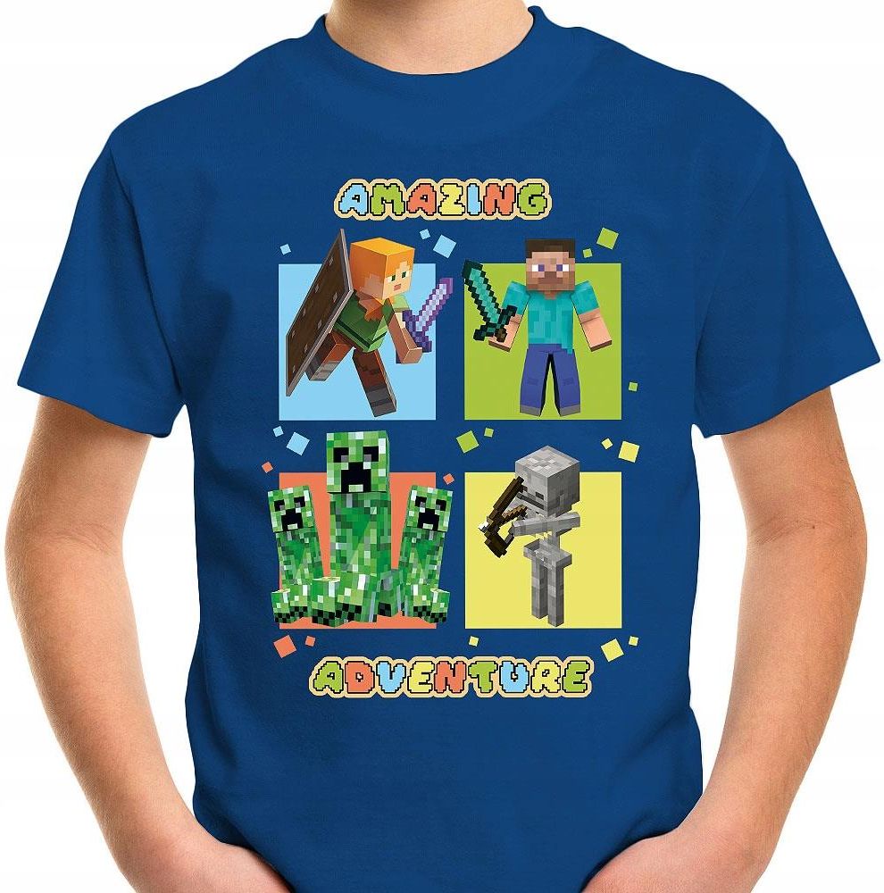 T Shirt Koszulka Dla Dziecka Minecraft Jako Ceny I Opinie