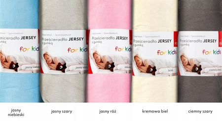 Prześcieradło Jersey 100% Bawełna Z Gumką 80X180 - zdjęcie 6