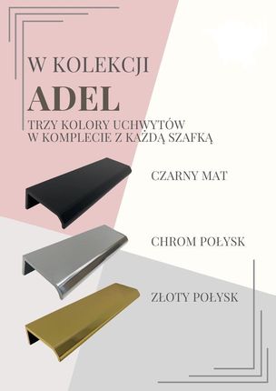 Comad Zestaw Mebli Adel Cashmere Szafka Z Blatem Wotan 80 Cm Umywalka Smile - zdjęcie 3
