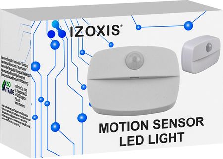 Lampka Nocna LED z Czujnikiem Ruchu Lampa na Baterie Bezprzewodowa Schodowa IZOXIS - zdjęcie 2