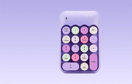 Klawiatura umeryczna Mofii X910 Fioletowa (68147) - zdjęcie 3