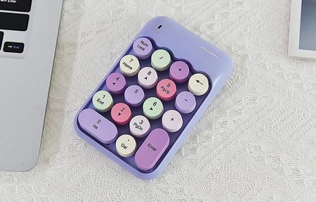 Klawiatura umeryczna Mofii X910 Fioletowa (68147) - zdjęcie 2