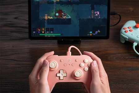 8BitDo Ultimate 2C Wired Pad Peach RET00476 - zdjęcie 3
