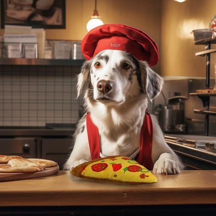 Pizza dla PSA Zabawka Pluszowa Dekoracja Nobby - zdjęcie 3