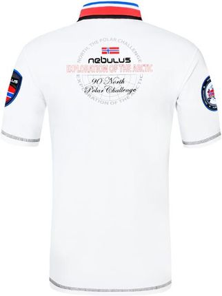 NEBULUS Koszulka Polo BENTER biała - zdjęcie 2