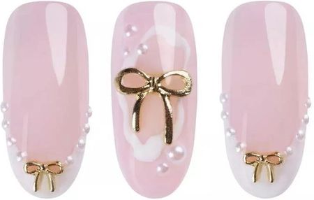 Ozdoba 3D gold bows - NeoNail - zdjęcie 2