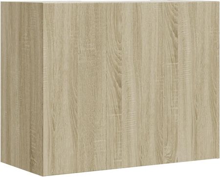 Szafka wisząca, dąb sonoma, 75x35x60, materiał drewnopochodny - zdjęcie 3