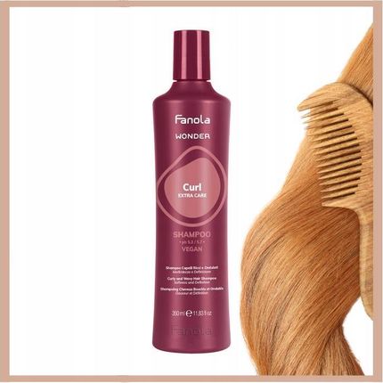 Fanola Wonder Curl Szampon Do Włosów Kręconych 350ml - zdjęcie 4