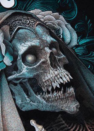 Bluza z kapturem Pit Bull Seria Regular Santa Muerte '24 - Czarna XL - zdjęcie 2