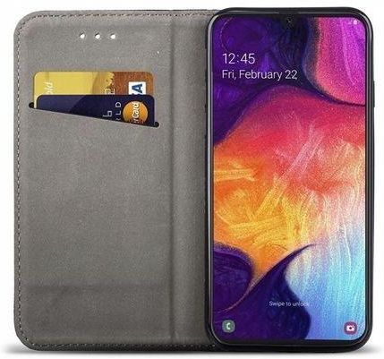 Huawei Etui Portfel Zamykane Z Klapką, Kabura Futerał Mate 40 Pro Czarny - zdjęcie 4