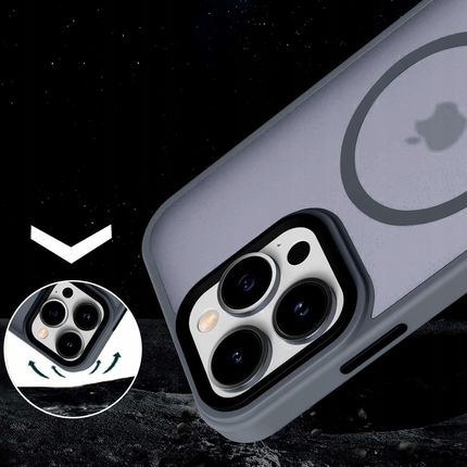 4Kom Etui Do Iphone 15 Pro Obudowa Mag Safe Case Pokrowiec Plecki Cover Matowe - zdjęcie 2
